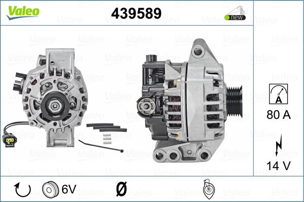 Valeo 439589 - Laturi inparts.fi