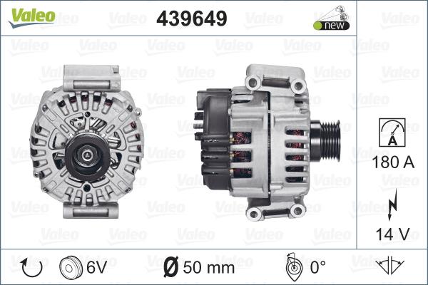 Valeo 439649 - Laturi inparts.fi