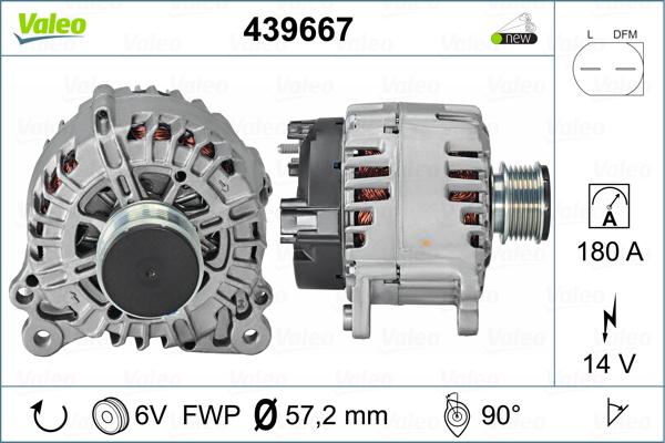 Valeo 439667 - Laturi inparts.fi