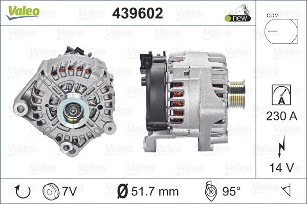 Valeo 439602 - Laturi inparts.fi