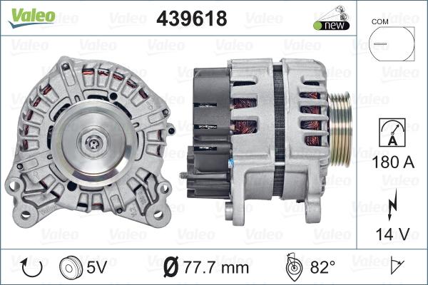 Valeo 439618 - Laturi inparts.fi