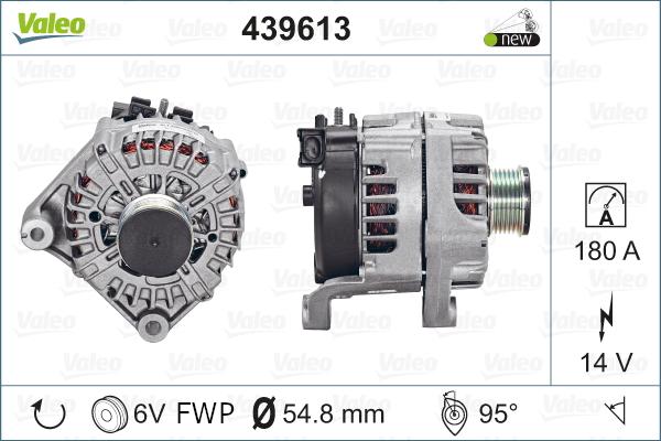 Valeo 439613 - Laturi inparts.fi