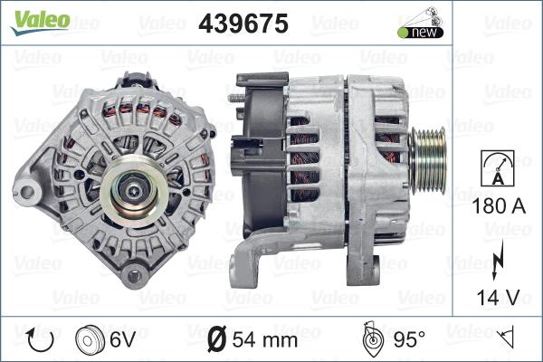 Valeo 439675 - Laturi inparts.fi