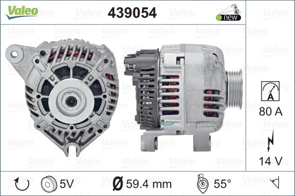 Valeo 439054 - Laturi inparts.fi