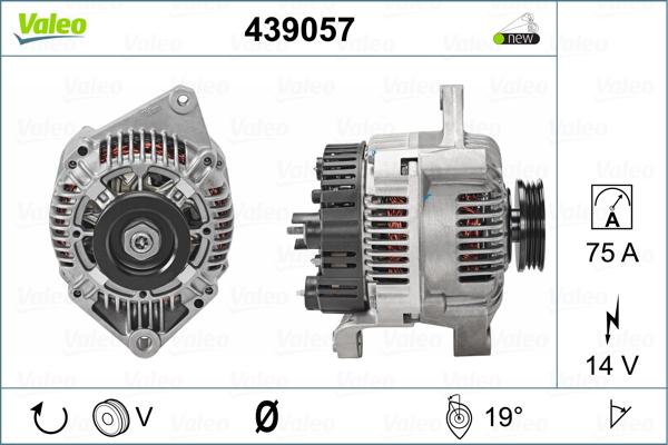 Valeo 439057 - Laturi inparts.fi