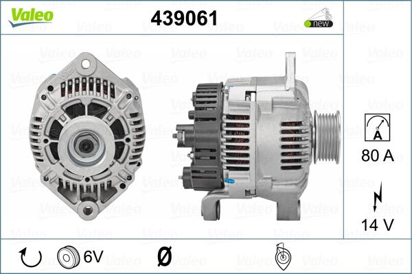 Valeo 439061 - Laturi inparts.fi