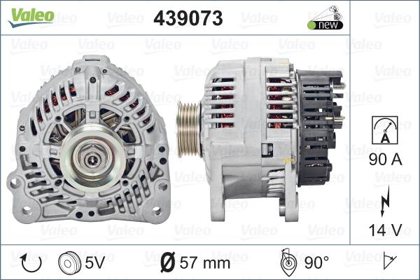 Valeo 439073 - Laturi inparts.fi