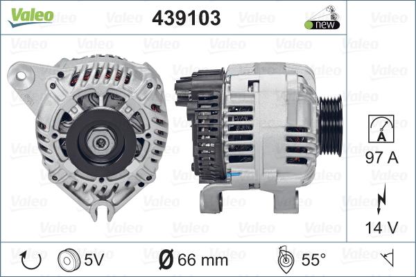 Valeo 439103 - Laturi inparts.fi