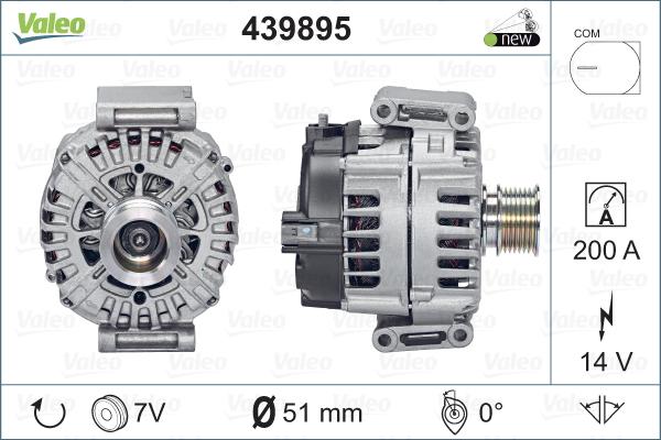 Valeo 439895 - Laturi inparts.fi