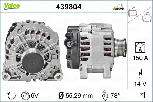 Valeo 439804 - Laturi inparts.fi