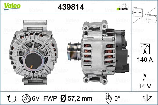 Valeo 439814 - Laturi inparts.fi