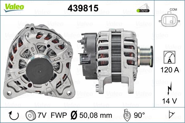 Valeo 439815 - Laturi inparts.fi