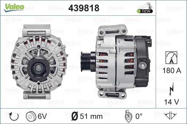 Valeo 439818 - Laturi inparts.fi