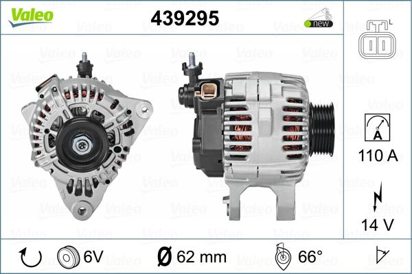 Valeo 439295 - Laturi inparts.fi