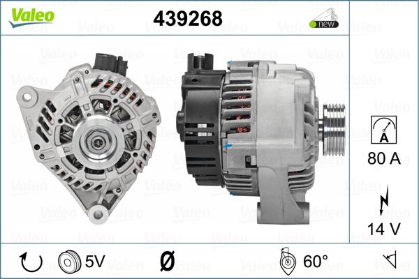 Valeo 439268 - Laturi inparts.fi