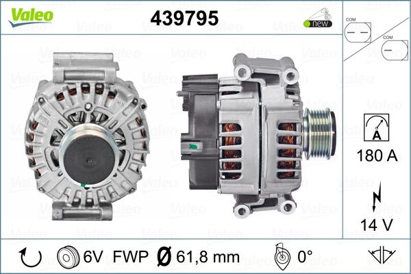 Valeo 439795 - Laturi inparts.fi