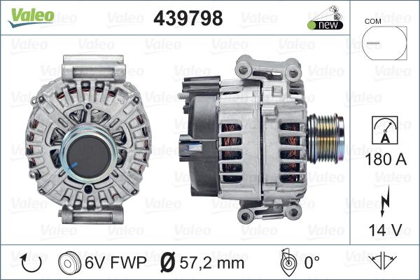 Valeo 439798 - Laturi inparts.fi