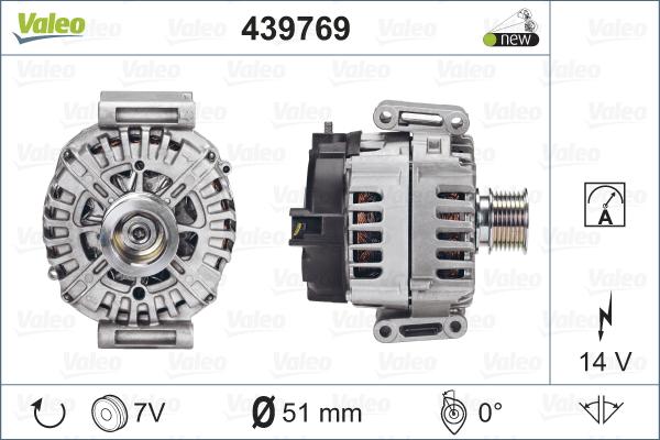 Valeo 439769 - Laturi inparts.fi