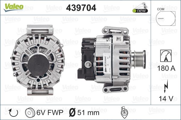 Valeo 439704 - Laturi inparts.fi