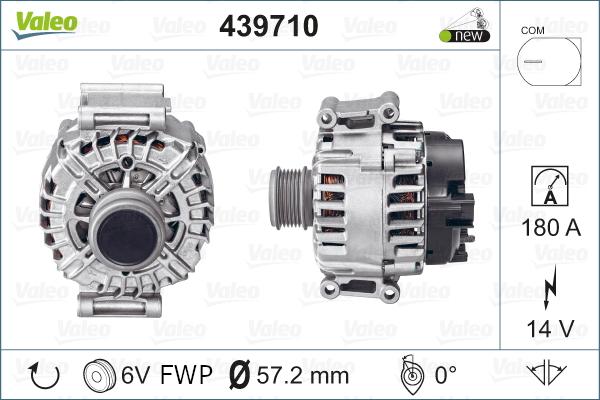 Valeo 439710 - Laturi inparts.fi