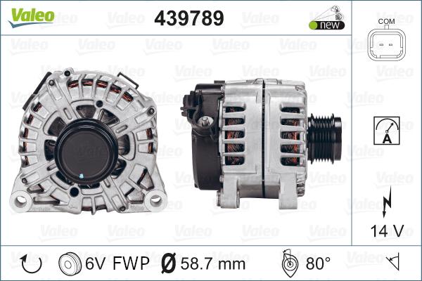 Valeo 439789 - Laturi inparts.fi