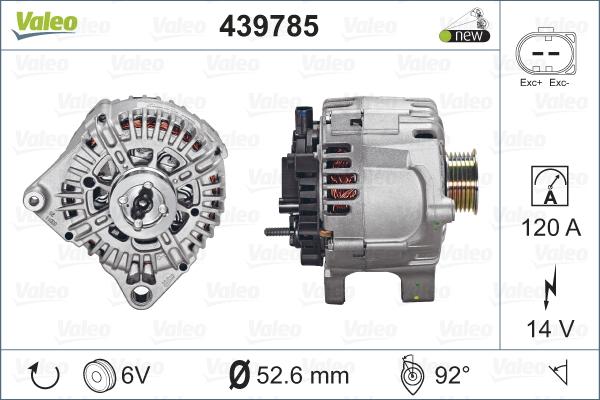 Valeo 439785 - Käynnistinlaturi inparts.fi