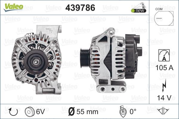 Valeo 439786 - Laturi inparts.fi