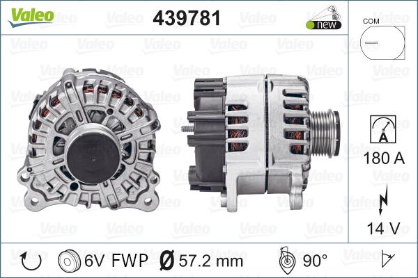 Valeo 439781 - Laturi inparts.fi