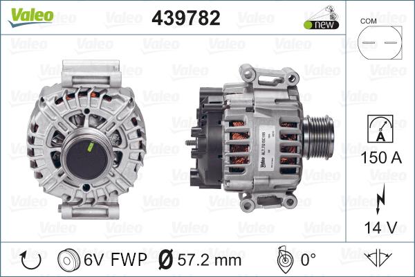 Valeo 439782 - Laturi inparts.fi