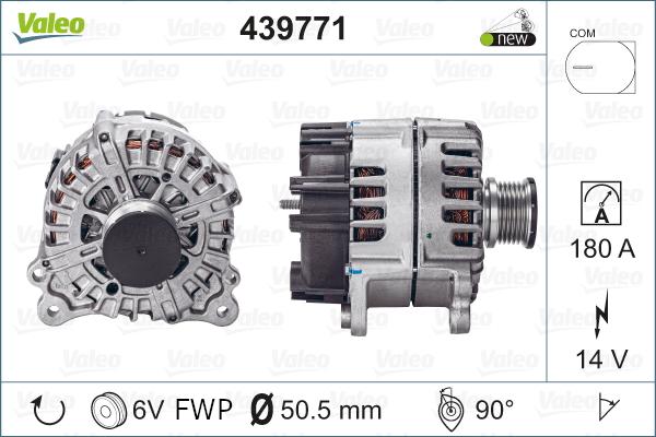 Valeo 439771 - Laturi inparts.fi