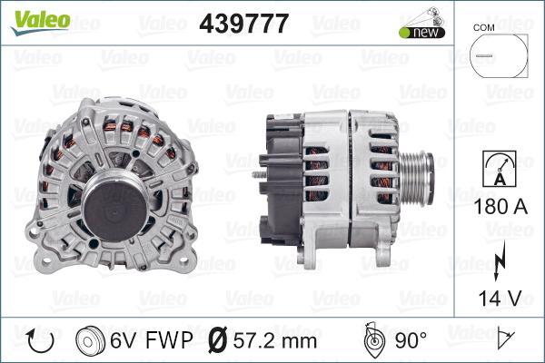 Valeo 439777 - Laturi inparts.fi