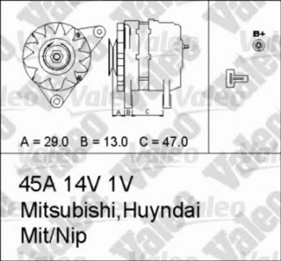 Valeo 436499 - Laturi inparts.fi