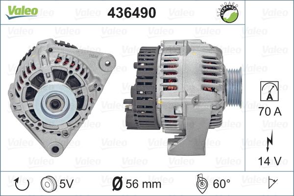 Valeo 436490 - Laturi inparts.fi