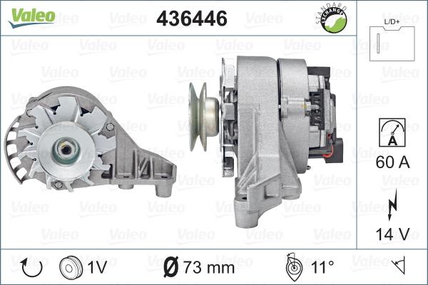 Valeo 436446 - Laturi inparts.fi