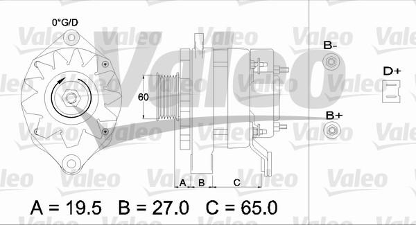 Valeo 436454 - Laturi inparts.fi