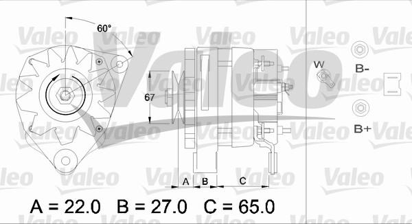 Valeo 436464 - Laturi inparts.fi