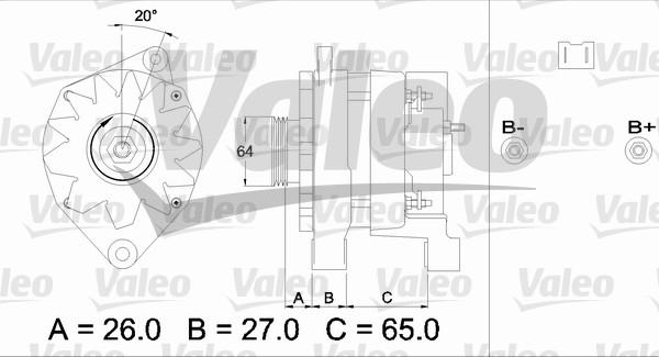 Valeo 436461 - Laturi inparts.fi