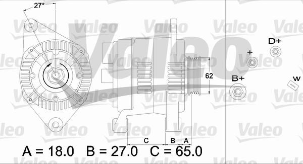 Valeo 436468 - Laturi inparts.fi