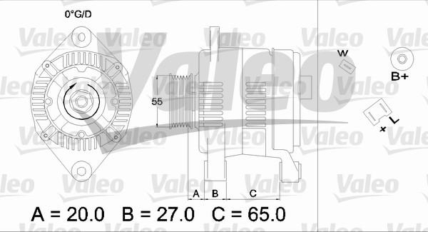 Valeo 436463 - Laturi inparts.fi