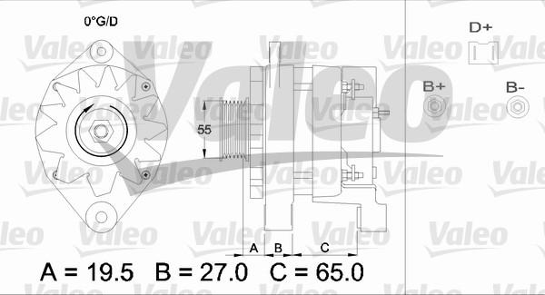 Valeo 436462 - Laturi inparts.fi