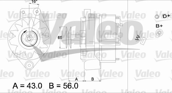 Valeo 436400 - Laturi inparts.fi