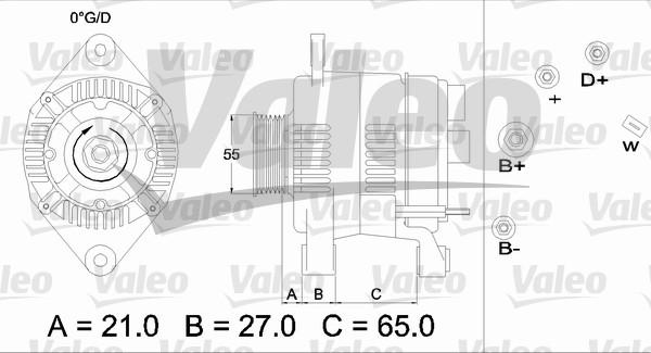 Valeo 436403 - Laturi inparts.fi