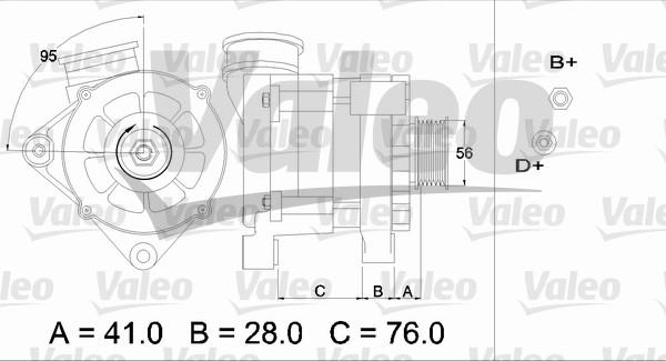 Valeo 436410 - Laturi inparts.fi