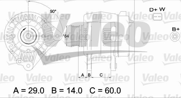 Valeo 436484 - Laturi inparts.fi