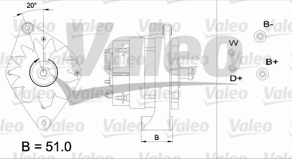 Valeo 436439 - Laturi inparts.fi