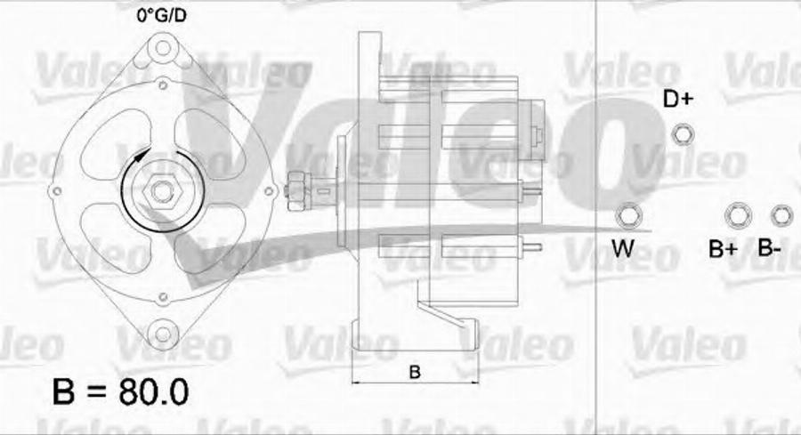 Valeo 436431 - Laturi inparts.fi