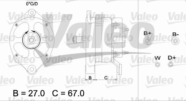 Valeo 436433 - Laturi inparts.fi