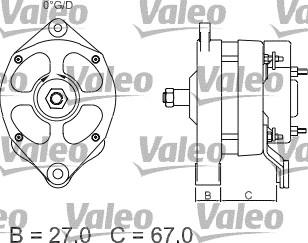 Valeo 436433 - Laturi inparts.fi