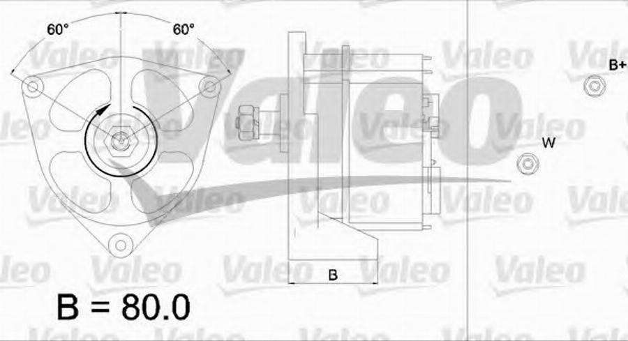 Valeo 436426 - Laturi inparts.fi