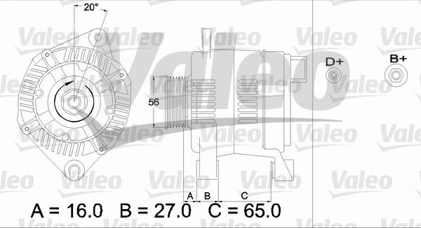 Valeo 436474 - Laturi inparts.fi